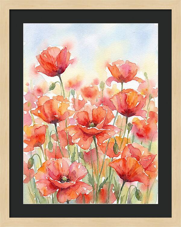 Poppy Field Serenity