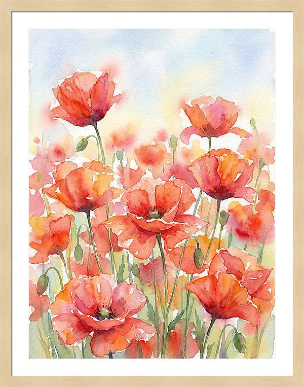 Poppy Field Serenity