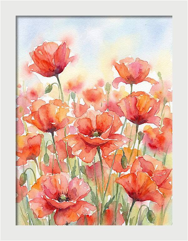 Poppy Field Serenity