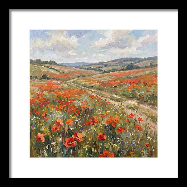 Poppy Fields In Bloom