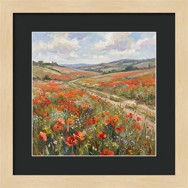Poppy Fields In Bloom