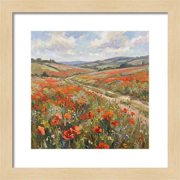 Poppy Fields In Bloom