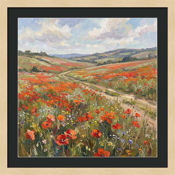 Poppy Fields In Bloom