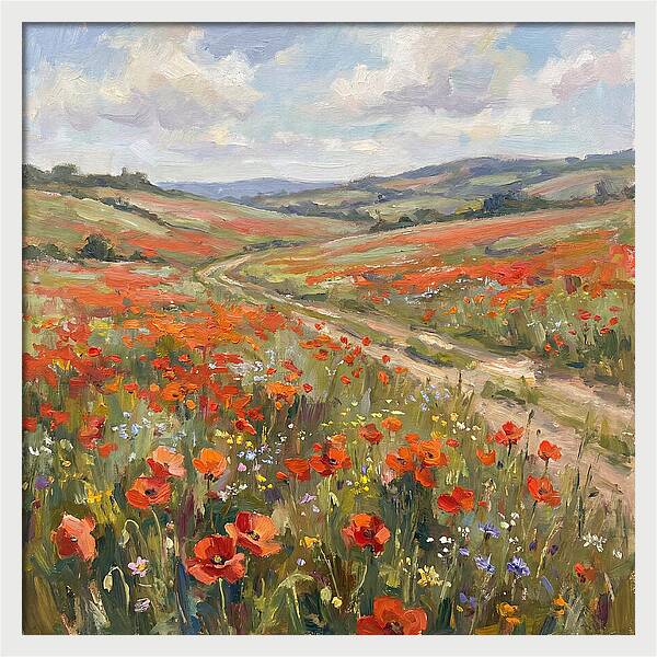 Poppy Fields In Bloom