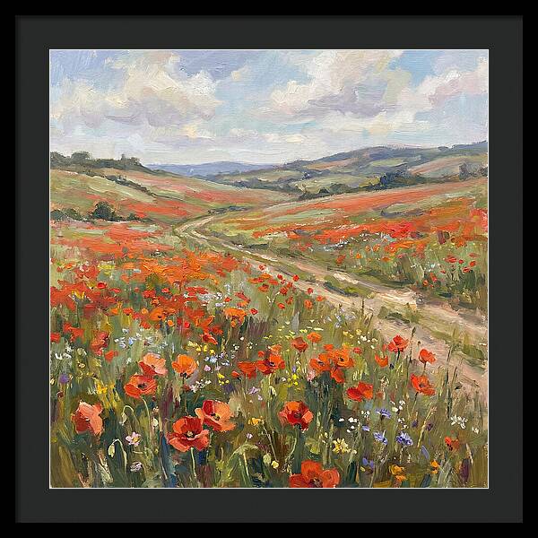 Poppy Fields In Bloom