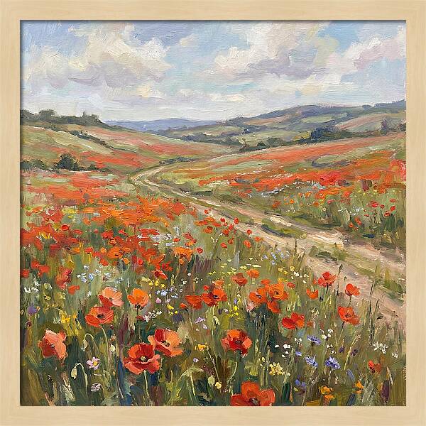Poppy Fields In Bloom