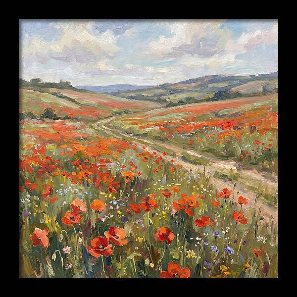 Poppy Fields In Bloom