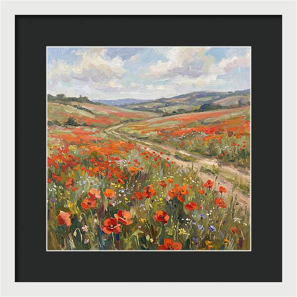Poppy Fields In Bloom