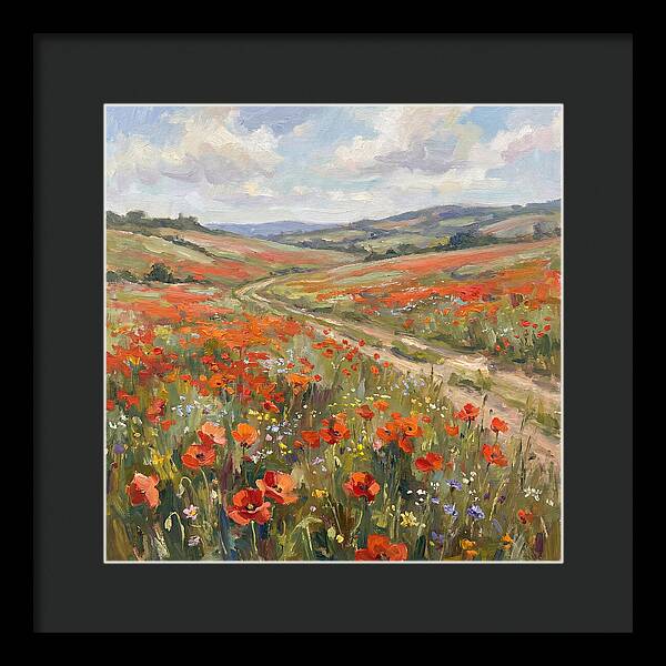 Poppy Fields In Bloom