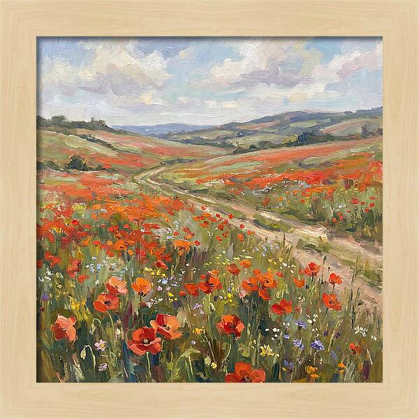 Poppy Fields In Bloom