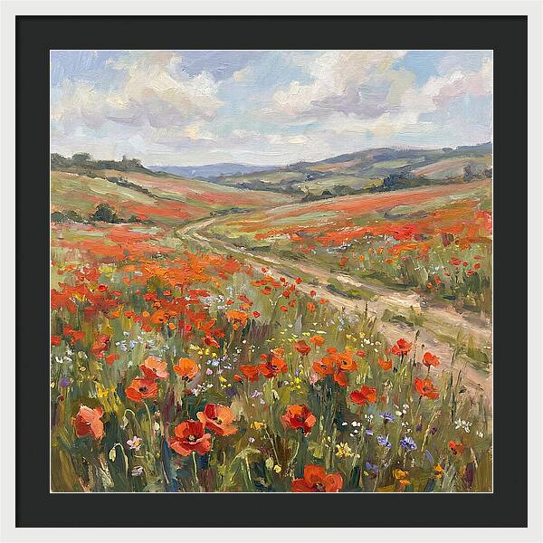 Poppy Fields In Bloom