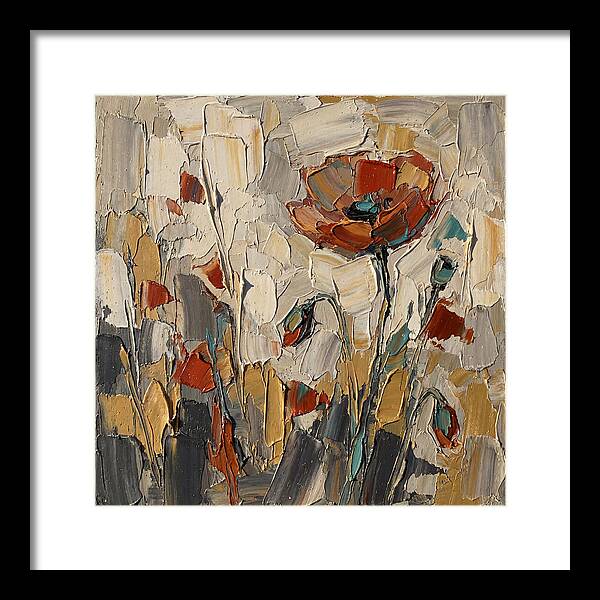 Poppy Fields In Palette Knife