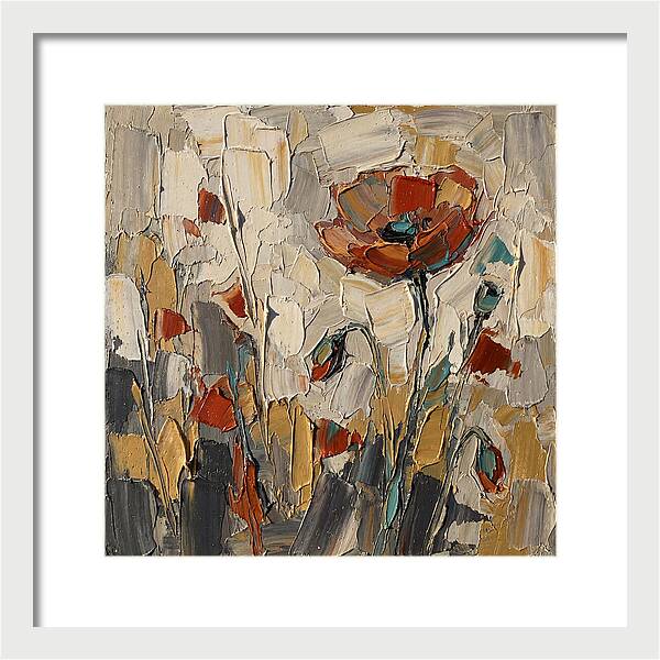 Poppy Fields In Palette Knife