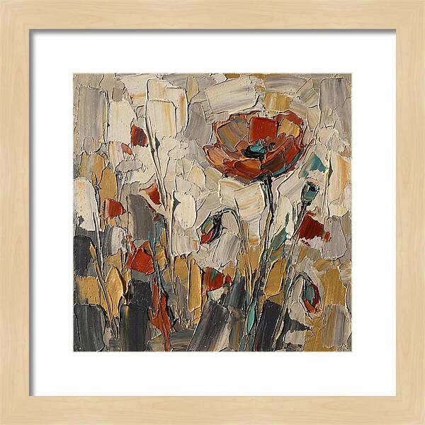 Poppy Fields In Palette Knife