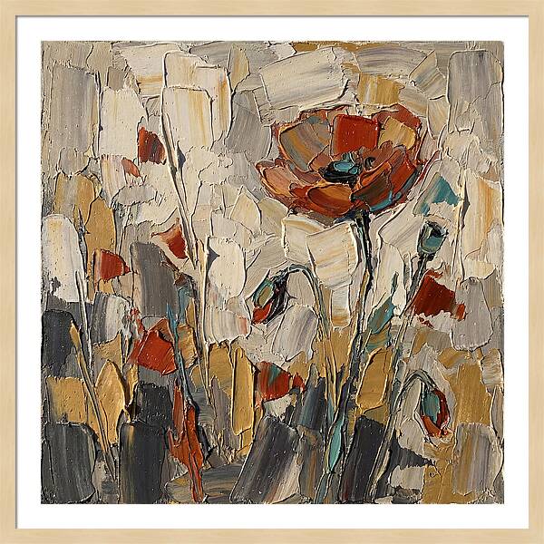 Poppy Fields In Palette Knife