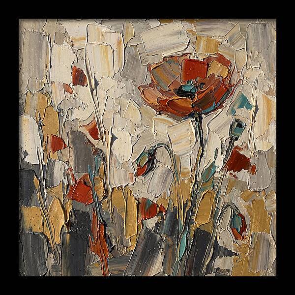 Poppy Fields In Palette Knife