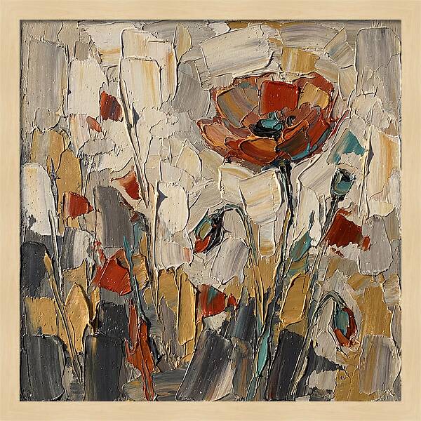 Poppy Fields In Palette Knife