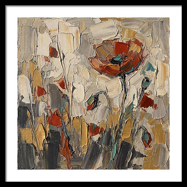 Poppy Fields In Palette Knife