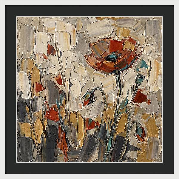 Poppy Fields In Palette Knife