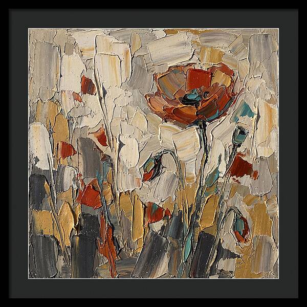 Poppy Fields In Palette Knife