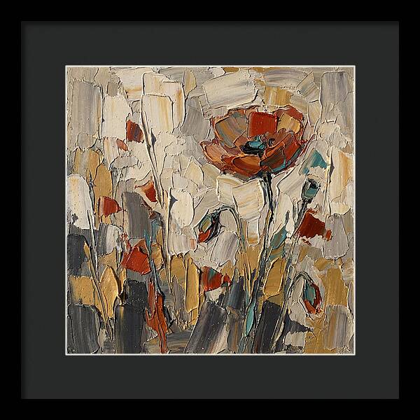 Poppy Fields In Palette Knife