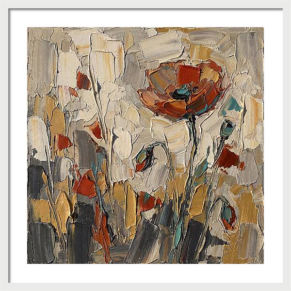 Poppy Fields In Palette Knife