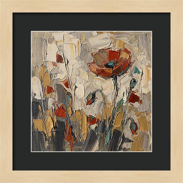 Poppy Fields In Palette Knife