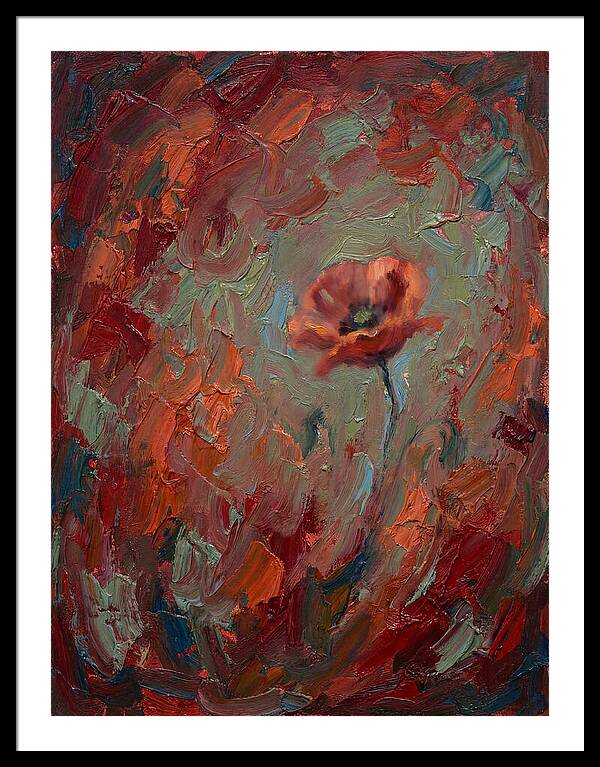 Poppy In Expressionist Style