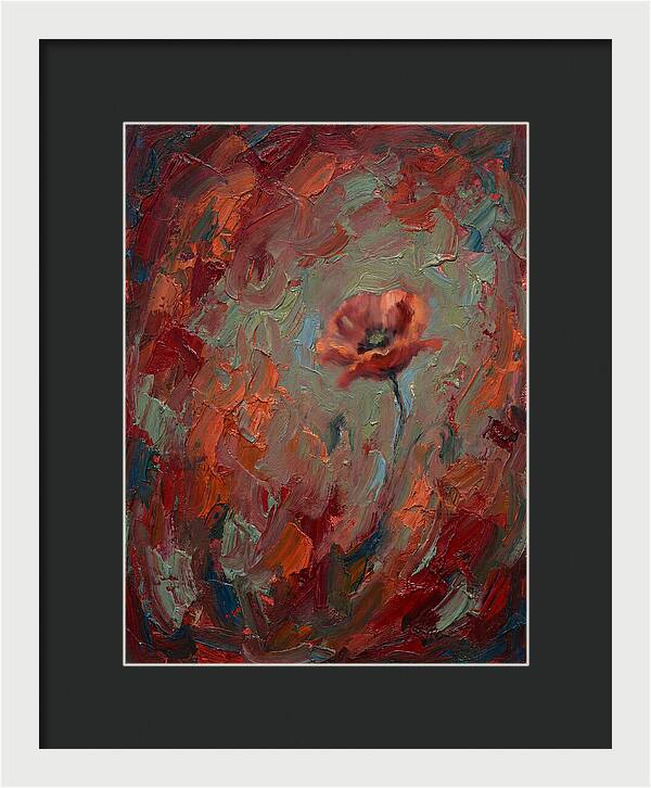 Poppy In Expressionist Style