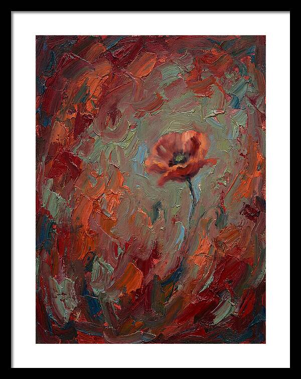 Poppy In Expressionist Style
