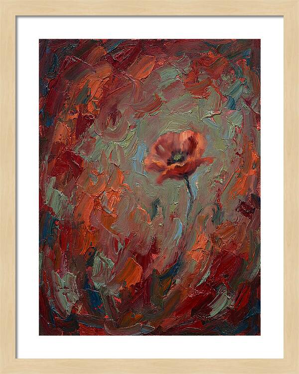 Poppy In Expressionist Style