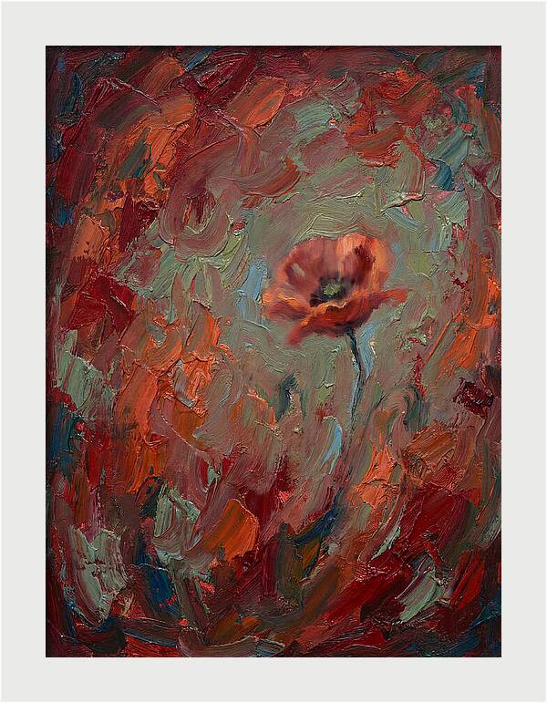 Poppy In Expressionist Style