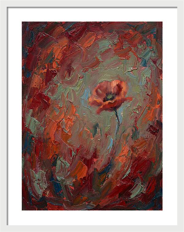 Poppy In Expressionist Style