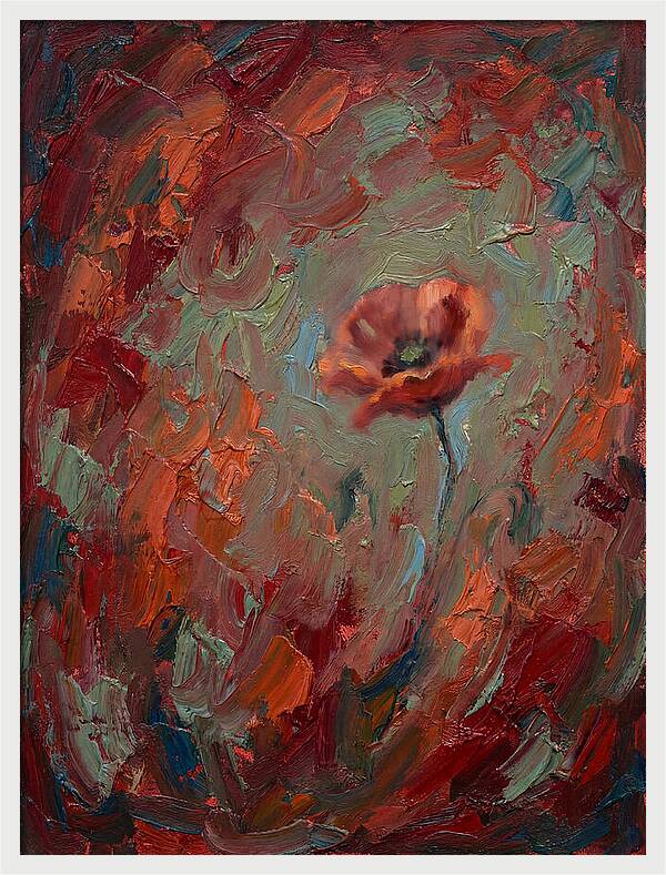 Poppy In Expressionist Style