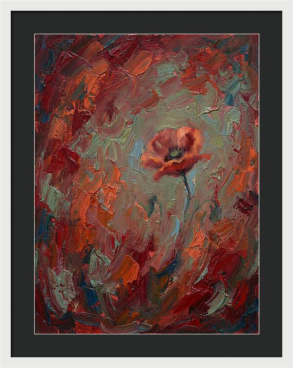 Poppy In Expressionist Style