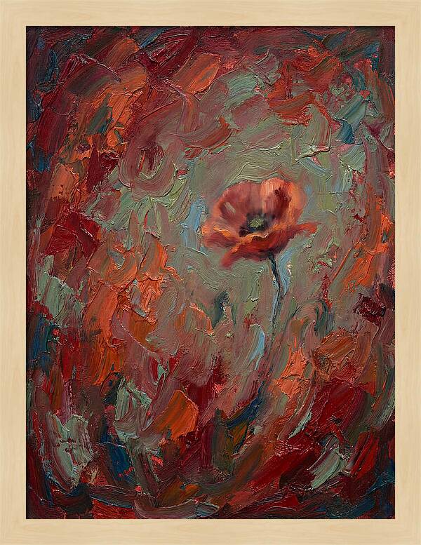 Poppy In Expressionist Style