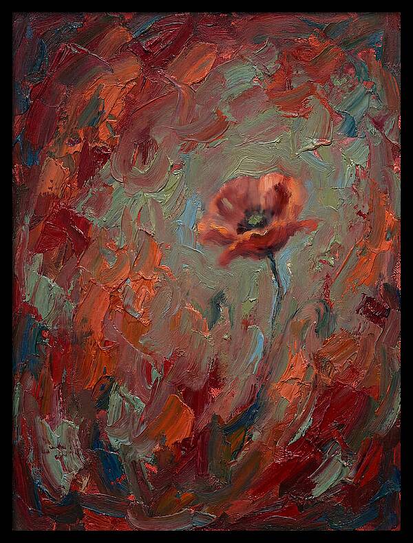 Poppy In Expressionist Style