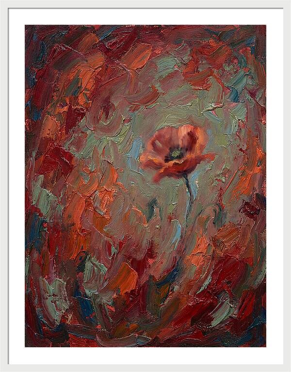 Poppy In Expressionist Style