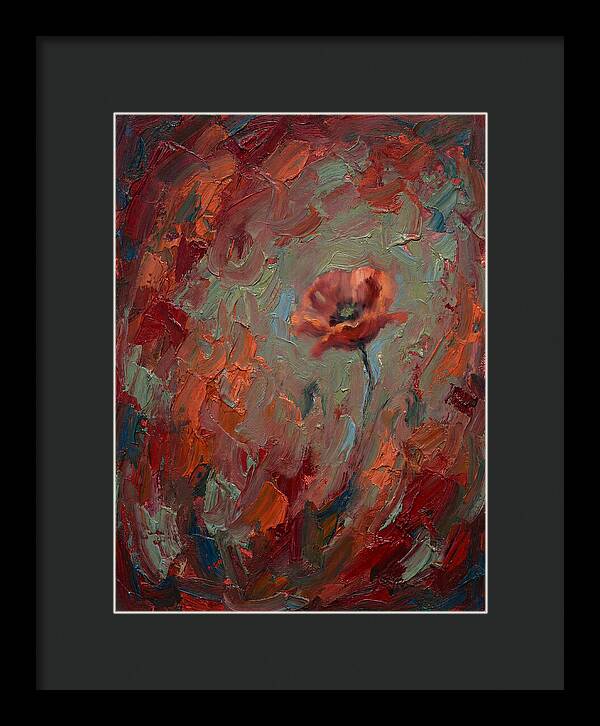 Poppy In Expressionist Style