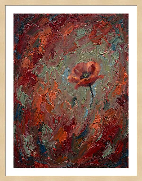 Poppy In Expressionist Style