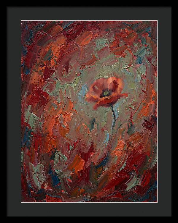 Poppy In Expressionist Style