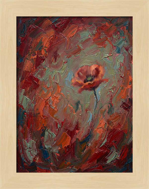 Poppy In Expressionist Style