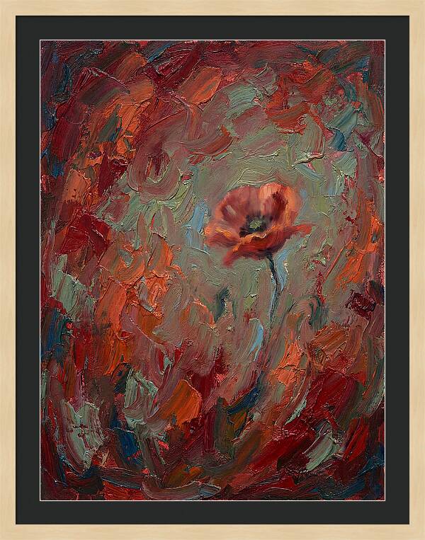 Poppy In Expressionist Style