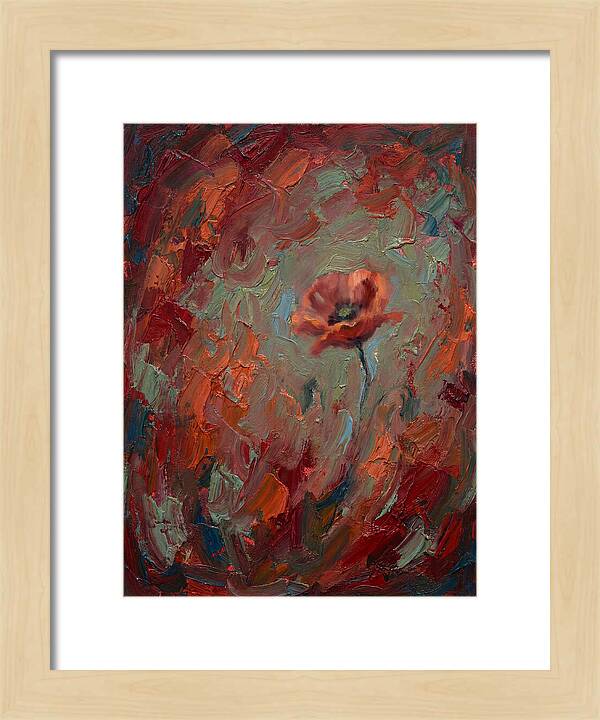 Poppy In Expressionist Style