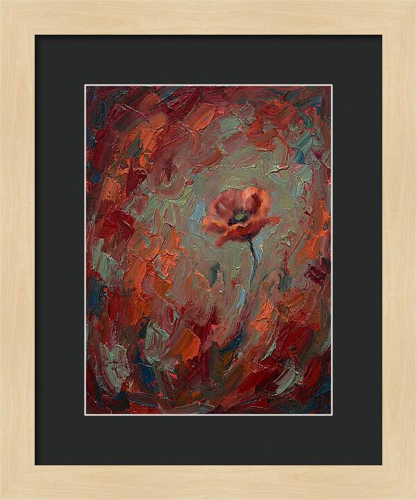 Poppy In Expressionist Style