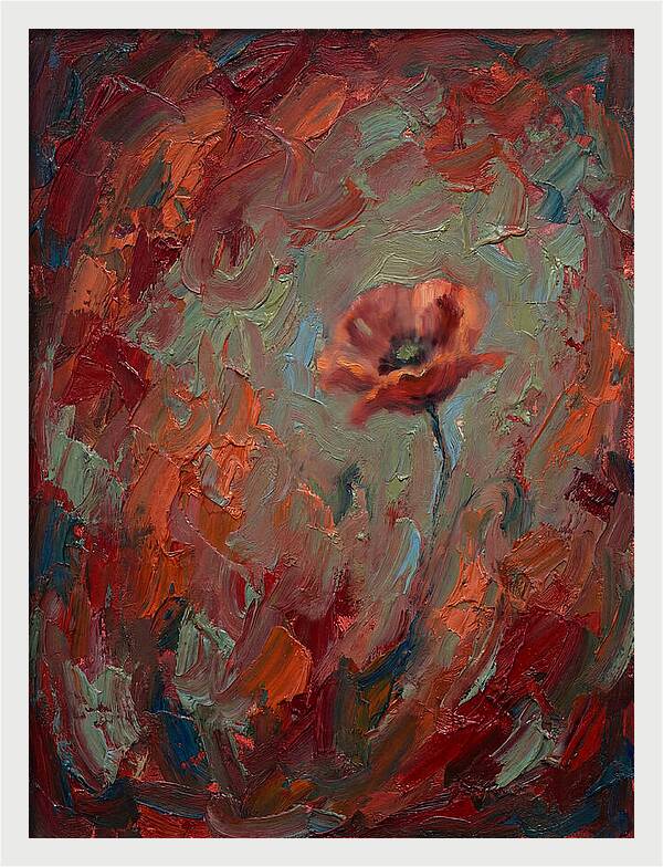 Poppy In Expressionist Style