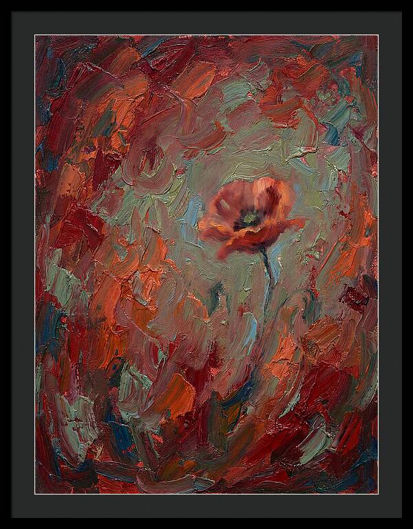 Poppy In Expressionist Style