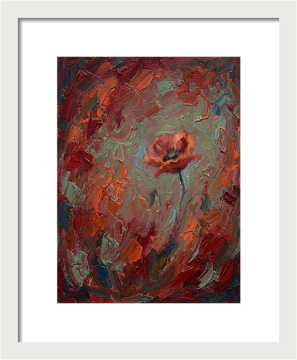 Poppy In Expressionist Style