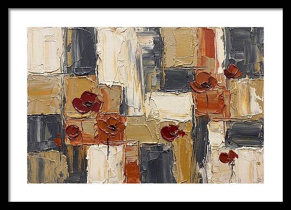 Poppy Landscape In Palette Knife
