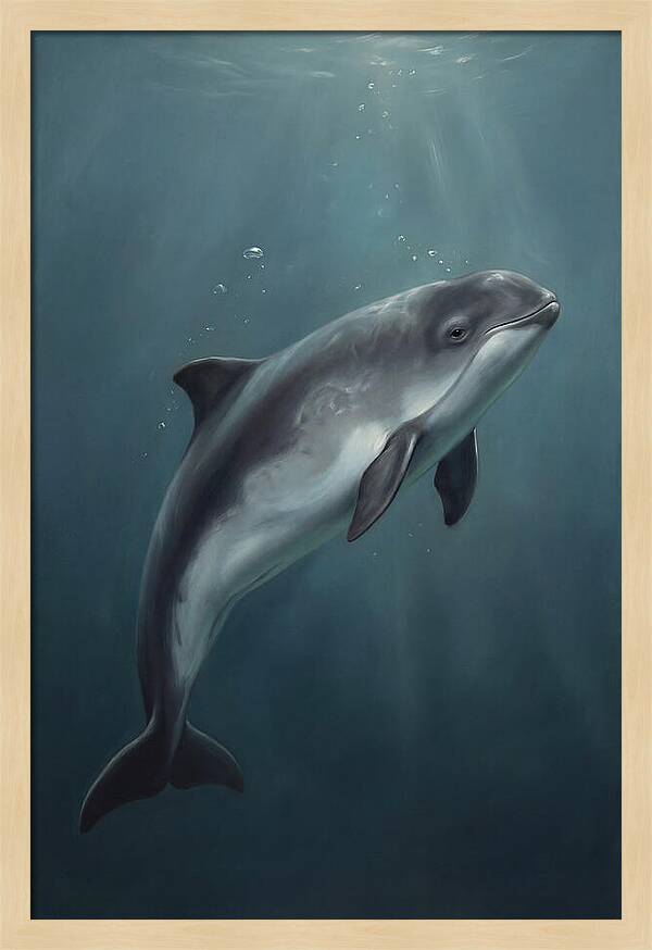 Porpoise Swimming Gracefully